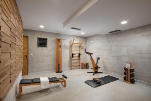 Posilňovňa alebo fitness centrum v ubytovaní Valens Residence