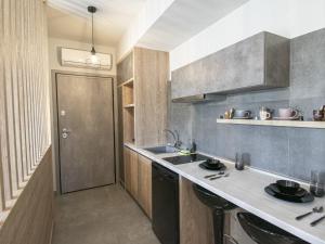 Köök või kööginurk majutusasutuses TheaSea Luxury Suites - Kallikrateia Halkidiki