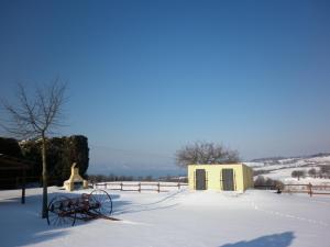 B&B Podere Ospedaletto v zimě