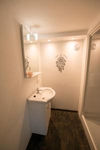 Koupelna v ubytování Le Chalet NaturZen