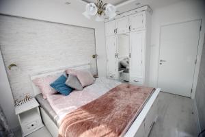 Krevet ili kreveti u jedinici u okviru objekta Apartman MDB RETRO