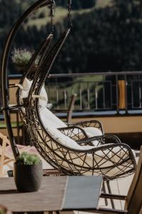 Balkón nebo terasa v ubytování Berghotel Alpenklang