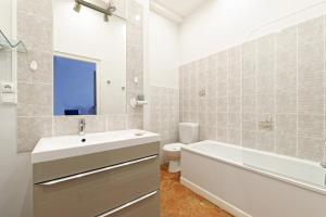 Koupelna v ubytování château de millery