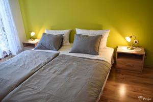 Postel nebo postele na pokoji v ubytování Apartman Peršić