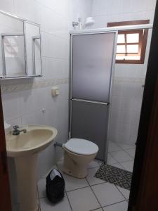 Koupelna v ubytování Pousada Clara Manhã
