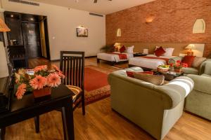 Istumisnurk majutusasutuses Gokarna Forest Resort Kathmandu
