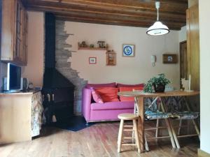 Χώρος καθιστικού στο Apartaments Pleta Bona