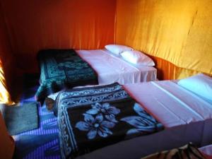 A bed or beds in a room at Nomad Bivouac