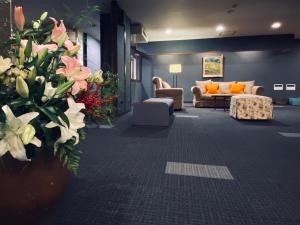 Posezení v ubytování Hotel & Onsen 2307 Shigakogen