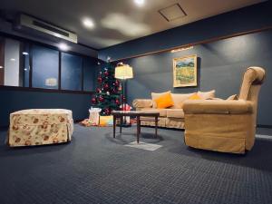 Posezení v ubytování Hotel & Onsen 2307 Shigakogen