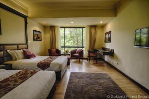 Posezení v ubytování Gokarna Forest Resort
