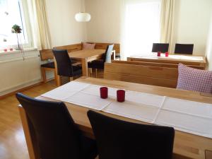 TV a/nebo společenská místnost v ubytování Haus Matt