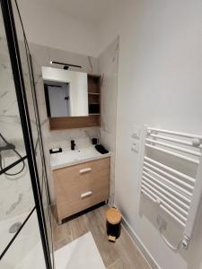 Kúpeľňa v ubytovaní Appartement rénové près république