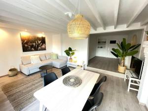 Χώρος καθιστικού στο Cosy flat for 4 p. with garden in Tremelo