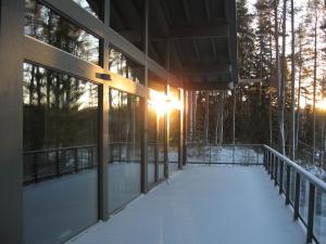 Mustikkakallio Luxury Villa v zimě