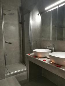 Koupelna v ubytování Galazio Rooms & Suites