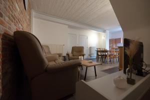 Posezení v ubytování Vakantiewoningen Pomona
