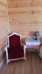 Posezení v ubytování Las cabañas de Tino