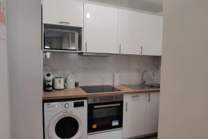 Kuchyňa alebo kuchynka v ubytovaní Appart Cosy Auber Porte de Paris