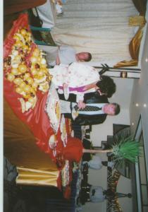 a reflection of a group of people on the floor at Eiffel Hotel Hurghada in Hurghada