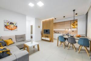Posezení v ubytování New Deluxe jacuzzi apartment Ana
