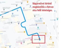 um mapa de melakaikiikiikiikiikiikiikiikiikiikiikiikiikiiki em Ditta Panzio em Debrecen