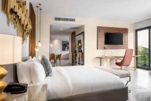 Katil atau katil-katil dalam bilik di The Art Hotel