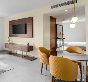 Katil atau katil-katil dalam bilik di The Art Hotel