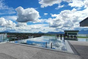 Nespecifikovaný výhled na hory nebo výhled na hory při pohledu z apartmánu