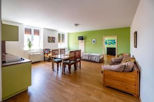 Posezení v ubytování Apartmány Gulliver
