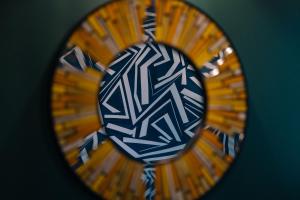 a view of a plate with a pattern on it at The Rokxy Townhouse - Kings Cross in London