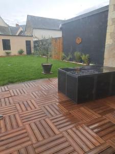 Vonkajšia záhrada v ubytovaní Cosy home