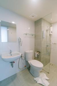 Koupelna v ubytování วัน บัดเจท เชียงราย ซอยสวรรค์ One Budget Hotel Chiangrai Soi Sawan