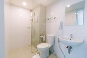 Koupelna v ubytování วัน บัดเจท เชียงราย ซอยสวรรค์ One Budget Hotel Chiangrai Soi Sawan