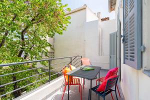 Balkon lub taras w obiekcie Le Complexe Concorde - 3 Apartments 16 pers Vélodrome Terrasse Clim