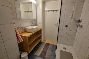 Koupelna v ubytování Ferienwohnung + 13 fotografií
