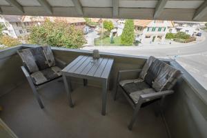 Balkón nebo terasa v ubytování Ferienwohnung