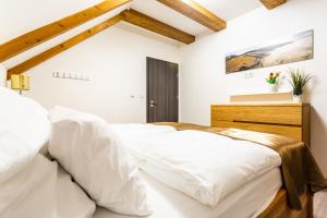 Posteľ alebo postele v izbe v ubytovaní Ski Chalet Klínovec