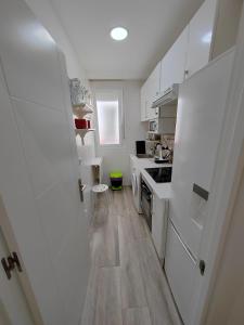 Kuchyň nebo kuchyňský kout v ubytování Apartamento Manuel Becerra