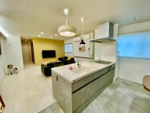 Kuhinja oz. manjša kuhinja v nastanitvi Villa Monica