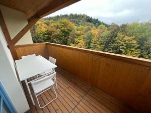 A balcony or terrace at Hotel Edvard