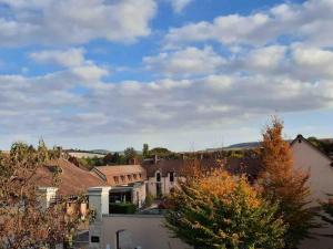 Vistas a un barrio residencial con casas en La Loggia superbe appartement, en Pierry