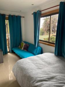 Cama o camas de una habitación en Hostal Maitencillo Norte