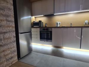 Kuchyňa alebo kuchynka v ubytovaní Malta Premium Apartment, free parking, self check-in 24h