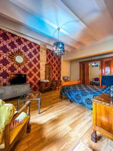TV a/nebo společenská místnost v ubytování VTAR Casa las Tinajas