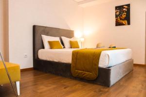 Cama ou camas em um quarto em Quinta de Requeixo