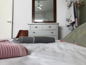 Posteľ alebo postele v izbe v ubytovaní ABA Tropical & ABA Suite