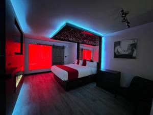 Imperial Suites, Adults Only客房内的一张或多张床位