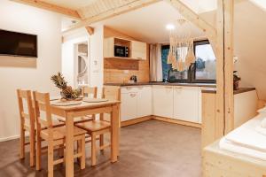 Kuhinja oz. manjša kuhinja v nastanitvi Apartmány NONE