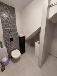 Kúpeľňa v ubytovaní Domek nad Potokiem